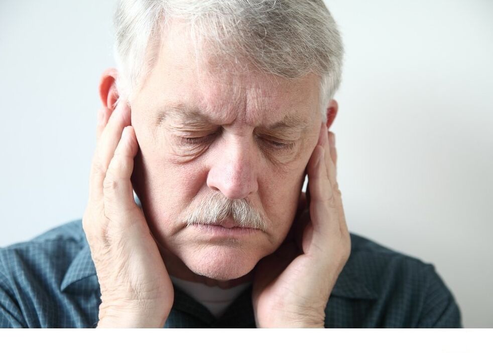 pain with arthrosis of the temporomand of the mandibular joint